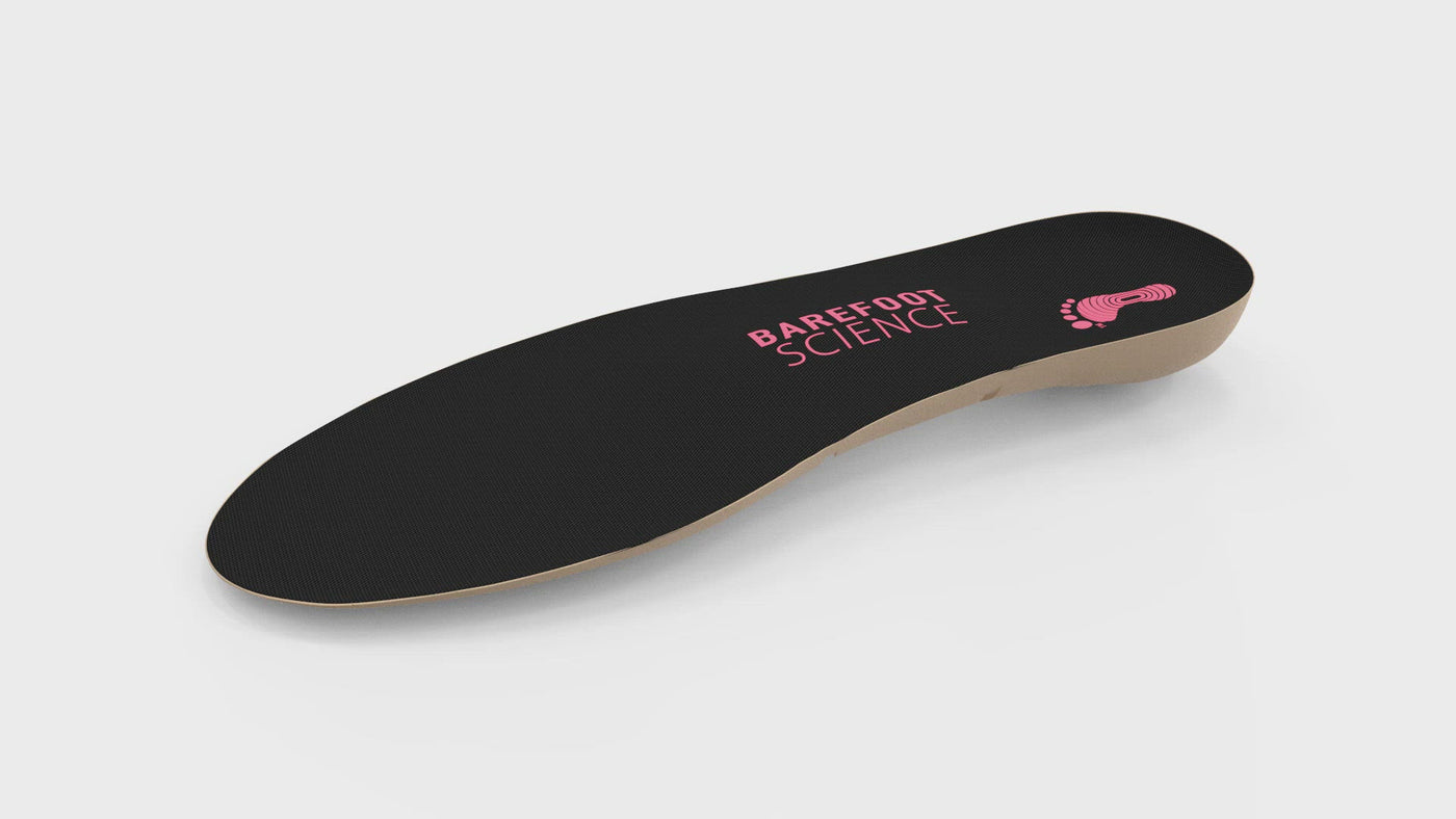 3D Video of Barefoot Science Therapeutic Full Length top and bottom of insole with inserts