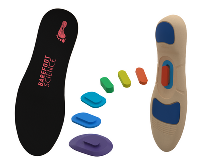 Barefoot Science Therapeutic Full Length top and bottom of insole with inserts