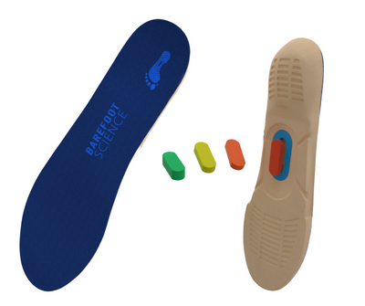 Barefoot Science Multi-Purpose Full Length top and bottom of insole with inserts