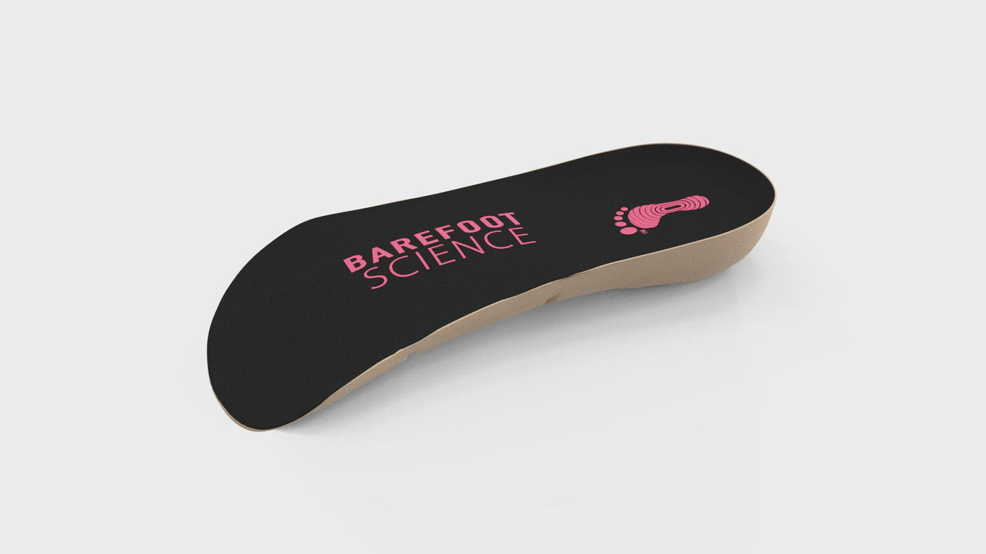 3D Video of Barefoot Science Therapeutic 3/4 Length top and bottom of insole with inserts